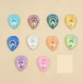 18x24mm Teardrop Resin Flatback Rhinestones Phoenix Tail AB Color DIY Craft Decor Parts - Teardrop Flatback Rhinestone / 18x24mm (25 Pieces/Pack) / Mixed Color AB
