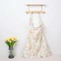 Floral cotton nursing cover for moms, breathable double-layer gauze baby stroller blanket. - Pumpkin Flower Iron Buckles