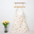 Printed cotton nursing cover baby double layer gauze stroller blanket feeding cover - Mushroom Wooden Rings