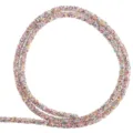 Colorful sequin rhinestone tube DIY material for shoes hair accessories and craft making - Multicolor