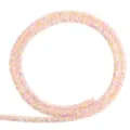 Colorful Sequins Rhinestone Tube Cord for DIY Craft Shoe And Hair Accessories Pink - Champagne