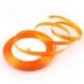 6mm Orange Satin Ribbon for Gift Wrapping Craft DIY Wedding Decoration 100 Yards Roll - Orange Yellow