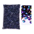 Resin rhinestones flatback AB color jelly crystals for DIY phone case and nail art crafts. - 2mm (10000 pcs) / Flannel Black