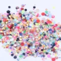 1000pcs mixed color resin rhinestones flatback jelly rhinestones for DIY nail art crafts accessories - Mixed Color 2mm 1000 Pcs