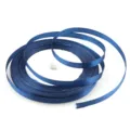 6mm Dark Blue Satin Ribbon Polyester Fabric Ribbon for Gift Wrapping and DIY Crafts Decor - Medium Blue