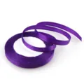 Nastro di raso viola 10mm rotolo per confezioni regalo e belle decorazioni di nozze. - Viola scuro