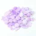 Purple DIY flatback resin charms set for phone case hair clip craft decoration pack - 50g Pack / AB Pearlescent Purple