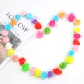 Colorful foam rose flower heads with mesh for DIY handmade garlands craft accessories - Simulated Foam Flower (4cm) / 30Pcs Pack / Multicolor