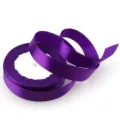 Purple satin ribbon 20mm 3/4 inch polyester fabric tape for gift wrapping DIY sewing wedding. - Size 25 / Deep purple
