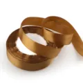 Gold satin ribbon 20mm wide polyester fabric for gift wrapping wedding diy sewing crafts - Size 25 / Light Brown