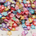 5mm polymer clay slices colorful nail art charms mixed hearts and stars DIY craft decorations - Heart Slices / 1000 Pieces/Pack