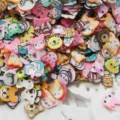 5mm polymer clay slices mixed cute animal fruit flower nail art DIY crafts bulk pack - Animal Slices / 1000 Pieces/Pack