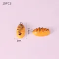 10tem xarilties psomiou apo ritini glika croissant gia diy kosmimata axesouar - Ψωμί / 10 Τεμάχια/Συσκευασία