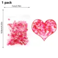 Valentine lip polymer clay slices DIY nail art accessories craft party decorations 1 pack - Valentine's Day Mixed Red Lip Polymer Clay Slices