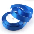 Blue satin ribbon 20mm 3/4 inch for gift wrapping DIY sewing wedding party crafts decor - Size 25 / Dark Blue
