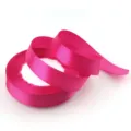 Fuchsia Satin Ribbon 20mm 3/4 Inch Polyester Fabric Ribbon for Gift Wrapping Sewing Craft - Size 25 / Rose Red