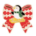 Kerst pinguïn broche schattig metalen emaille badge winter feestdag cadeau kleding accessoire - C3398-2 (Pinguïn Strik)