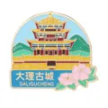 Dali Ciudad Antigua pin de esmalte metalico creativo recuerdo de viaje insignia chic. - Ciudad Antigua de Dali