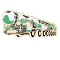DF-41 Intercontinental Ballistic Missile Metal Badge Brooch Military Souvenir Accessory - DF-41 Missile Vehicle (C3293-3)