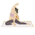 Gold alloy yoga woman enamel pin cute sports brooch for backpack clothing badge gift - Yoga Sports (C3273-3)