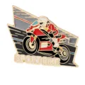 Metal enamel motorcycle racing pin badge backpack decoration sports brooches gift accessory - Sports Racing