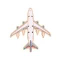 Airplane enamel pin metal badge backpack accessory aviation souvenir gift collection - C3553-1