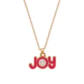 Kinderen Joy Smiley Gezicht Hanger Ketting Leuke Gelegeerde Geëmailleerde Sieraden Variant Roze - JOY Smiley Stijl