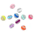 Bunte Strass Pave Perlen Meerjungfrau Charms fur DIY Schmuck Handyketten Taschen Zubehoer - Zufällige Mischfarben