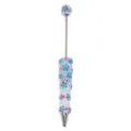 DIY Beaded Pen Blue Gradient Flower Bubble Glass Beads Cute Stationery Gift Idea - SL920010 Style