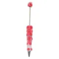 Handmade pink gradient beaded pen with glass bubble beads and floral design for gifts - SL922010 Style