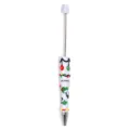 Christmas DIY beaded ballpoint pen with cute colorful charms, white barrel and metal tip. - White Style (CT026008.5)