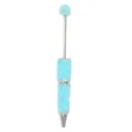 Penna a sfera di perline in strass fai da te con perle a bolla luminose e design a stella. - Fiocco Bolla Blu (SL665008)