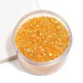 Yellow resin rhinestones flatback crystals for nail art and DIY diamond painting crafts. - Golden Yellow AB