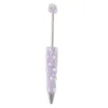 Luxus DIY Strass Perlen Kugelschreiber glitzernde Kristalle lila Schreibwaren Geschenke - 5er Set / Hellviolett