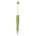 Bolígrafo de cuentas DIY con acabado moteado verde, varilla de metal y punta de bolígrafo. - Estilo Degradado Brillo Verde (CZB106038-7)