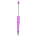Bolígrafo de cuentas DIY con diseño degradado morado y varilla de metal para abalorios. - Estilo Degradado Púrpura (CZB106038-8)