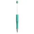 Bolígrafo de cuentas DIY con cuerpo de plástico verde degradado electroplateado UV. - Estilo Verde Degradado Tricolor (CZB106038-14)