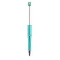 Bolígrafo DIY para cuentas con cuerpo de plástico degradado electroplateado UV y varilla. - Estilo Degradado Cian (CZB106038-29)
