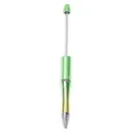 Bolígrafo de cuentas electrochapado degradado tricolor DIY, elegante bolígrafo artesanal. - Estilo Galvanizado Degradado Tricolor (CZB106038-34)
