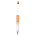 Bolígrafo DIY degradado con varilla de metal para manualidades creativas y escritura fluida. - Estilo Naranja Blanco Degradado (CZB106038-37)