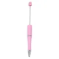 Variante de boligrafo de cuentas DIY rosa con varilla metalica y tapa para manualidades. - Estilo Rosa (CZB106038-52)