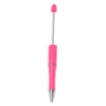 Boligrafo DIY con cuerpo de plastico rosa y varilla de metal para manualidades creativas. - Estilo Rosa (CZB106038-57)