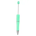 Bolígrafo verde DIY para abalorios con eje de metal y cuerpo plástico para manualidades - Estilo Verde Brillante (CZB106038-58)