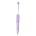 Bolígrafo para abalorios DIY con cuerpo de plástico morado y varilla metálica para manualidades. - Estilo Púrpura Claro (CZB106038-59)