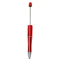 Bolígrafo De Cuentas DIY Rojo Degradado Con Galvanoplastia UV De Plástico Para Manualidades - Estilo Galvanizado Rojo Brillante (CZB106038-72)