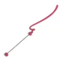 Segnalibro metallo perle DIY cancelleria rosa creativa clip pagina libro per lettura - 1 Pezzo / Rosa