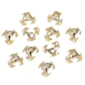 Gold star metal bead caps flower spacers for diy handmade jewelry making accessories - 16mm / Pentagram Bead Caps - Gold