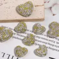 DIY acryl strass hart kralen voor handgemaakte sieraden accessoires en knutsel groothandel. - Geel