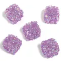 Purple square acrylic resin rhinestone beads for DIY beaded pens and jewelry accessories 5pcs - 19mm (5 Pcs/Pack) / Jelly Purple