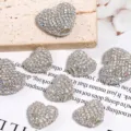 DIY acryl strass hart kralen groothandel kristal bedel sieraden accessoires knutselen - Wit